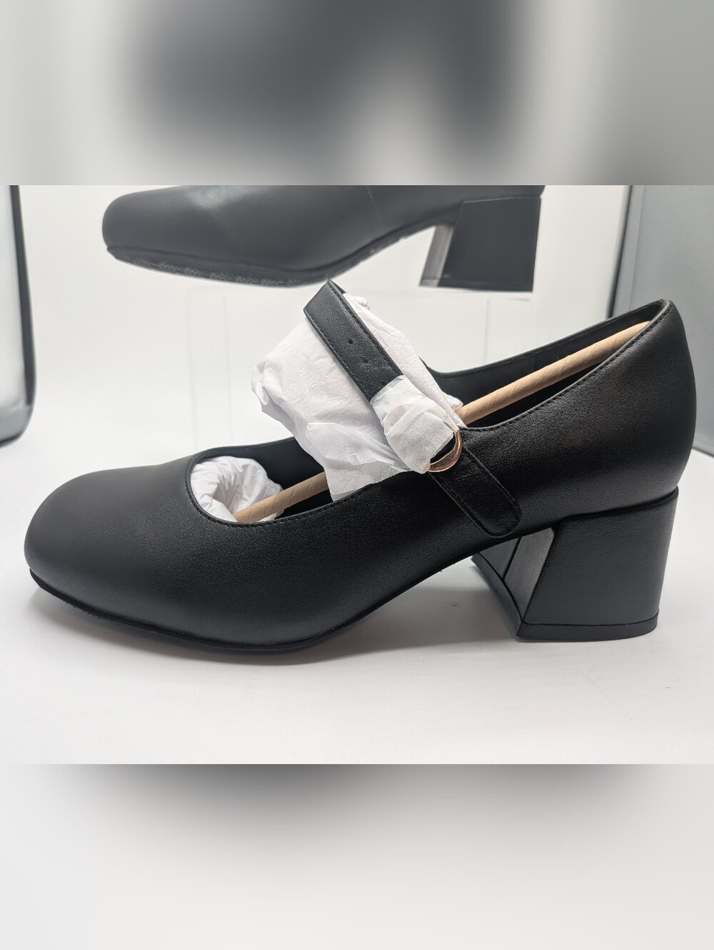 Astor Heeled Mary Jane -NWB 7WW Black - Picture 11 of 15